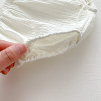 Load image into Gallery viewer, 2 Pieces Set Baby Kid Girls Solid Color Cartoon Tops And Shorts Wholesale 230326176
