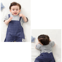 Load image into Gallery viewer, Baby Boys Checked Rompers Wholesale 23032668
