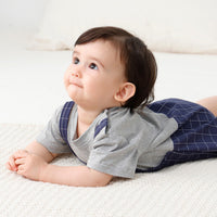 Load image into Gallery viewer, Baby Boys Checked Rompers Wholesale 23032668

