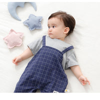 Load image into Gallery viewer, Baby Boys Checked Rompers Wholesale 23032668
