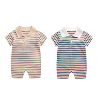 Load image into Gallery viewer, Baby Girls Boys Striped Rompers Wholesale 23032669
