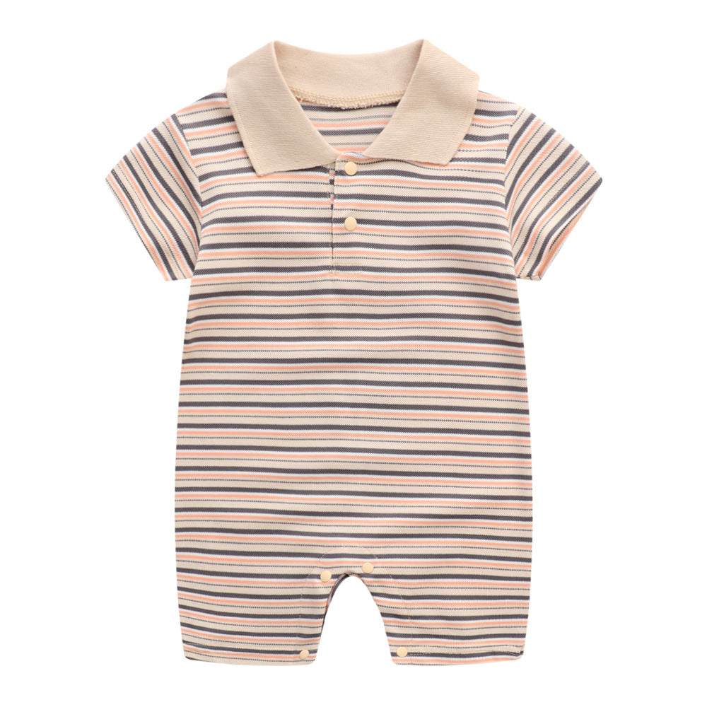 Baby Girls Boys Striped Rompers Wholesale 23032669