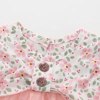 Load image into Gallery viewer, Baby Girls Flower Print Rompers Wholesale 23032684
