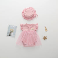 Load image into Gallery viewer, Baby Girls Solid Color Butterfly Rompers Wholesale 23032688
