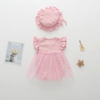 Load image into Gallery viewer, Baby Girls Solid Color Butterfly Rompers Wholesale 23032688
