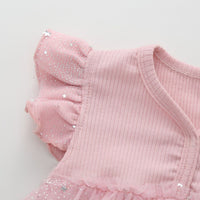 Load image into Gallery viewer, Baby Girls Solid Color Butterfly Rompers Wholesale 23032688
