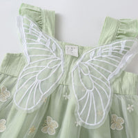 Load image into Gallery viewer, Baby Kid Girls Solid Color Butterfly Bow Dresses Wholesale 23032694
