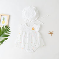 Load image into Gallery viewer, Baby Girls Flower Bohemian Rompers Wholesale 23032699
