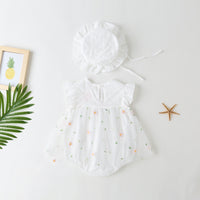 Load image into Gallery viewer, Baby Girls Flower Bohemian Rompers Wholesale 23032699
