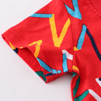 Load image into Gallery viewer, 2 Pieces Set Baby Kid Unisex Star Print T-Shirts And Shorts Wholesale 230407134
