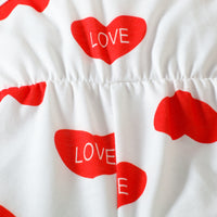 Load image into Gallery viewer, Baby Kid Girls Love heart Print Valentine&#39;s Day Rompers Wholesale 230407162

