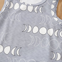 Load image into Gallery viewer, 2 Pieces Set Baby Boys Galaxy Print T-Shirts And Solid Color Shorts Wholesale 230407182
