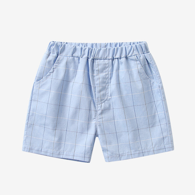 Baby Kid Boys Checked Shorts Wholesale 230407185