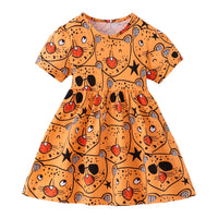 Load image into Gallery viewer, Baby Kid Girls Animals Cartoon Print Dresses Wholesale 230407186
