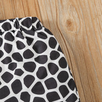 Load image into Gallery viewer, 2 Pieces Set Baby Kid Boys Letters Cartoon Print T-Shirts And Cow Shorts Wholesale 230407200
