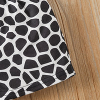 Load image into Gallery viewer, 2 Pieces Set Baby Kid Boys Letters Cartoon Print T-Shirts And Cow Shorts Wholesale 230407200
