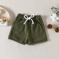 Load image into Gallery viewer, 2 Pieces Set Baby Girls Dinosaur Cartoon Print Rompers And Solid Color Shorts Wholesale 230407202
