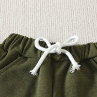 Load image into Gallery viewer, 2 Pieces Set Baby Girls Dinosaur Cartoon Print Rompers And Solid Color Shorts Wholesale 230407202
