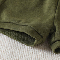 Load image into Gallery viewer, 2 Pieces Set Baby Girls Dinosaur Cartoon Print Rompers And Solid Color Shorts Wholesale 230407202
