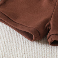 Load image into Gallery viewer, 2 Pieces Set Baby Girls Dinosaur Cartoon Print Rompers And Solid Color Shorts Wholesale 230407202
