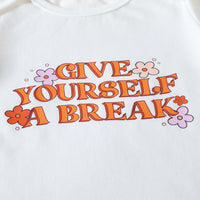 Load image into Gallery viewer, 3 Pieces Set Baby Girls Letters Flower Print Rompers And Pants And Bow Headwear Wholesale 230407248
