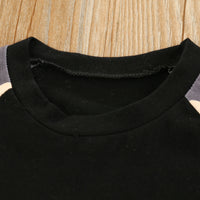 Load image into Gallery viewer, 2 Pieces Set Baby Kid Boys Letters Color-blocking Print Tops And Camo Shorts Wholesale 230407252
