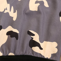 Load image into Gallery viewer, 2 Pieces Set Baby Kid Boys Letters Color-blocking Print Tops And Camo Shorts Wholesale 230407252
