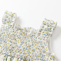 Load image into Gallery viewer, Baby Kid Girls Flower Print Dresses And Hats Wholesale 230407291
