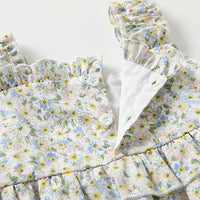 Load image into Gallery viewer, Baby Kid Girls Flower Print Dresses And Hats Wholesale 230407291
