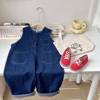 Load image into Gallery viewer, Kid Boys Solid Color Jumpsuits Wholesale 230407302
