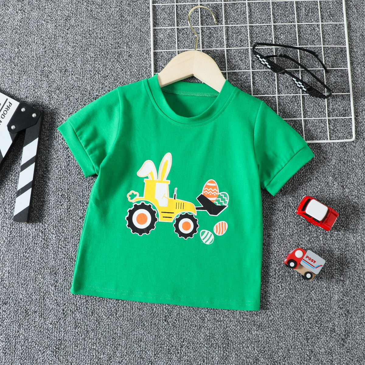 Baby Kid Boys Car Cartoon Print T-Shirts Wholesale 230407308