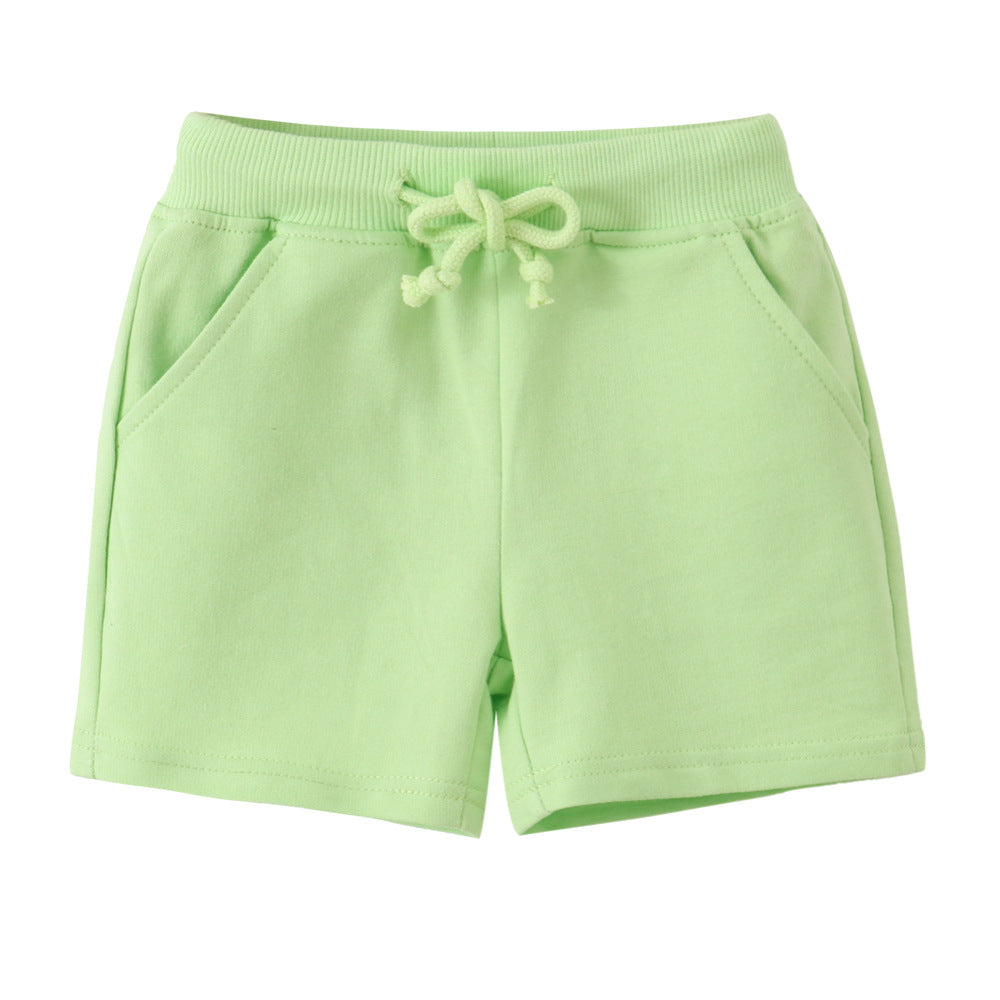 Baby Kid Unisex Solid Color Shorts Wholesale 230407344