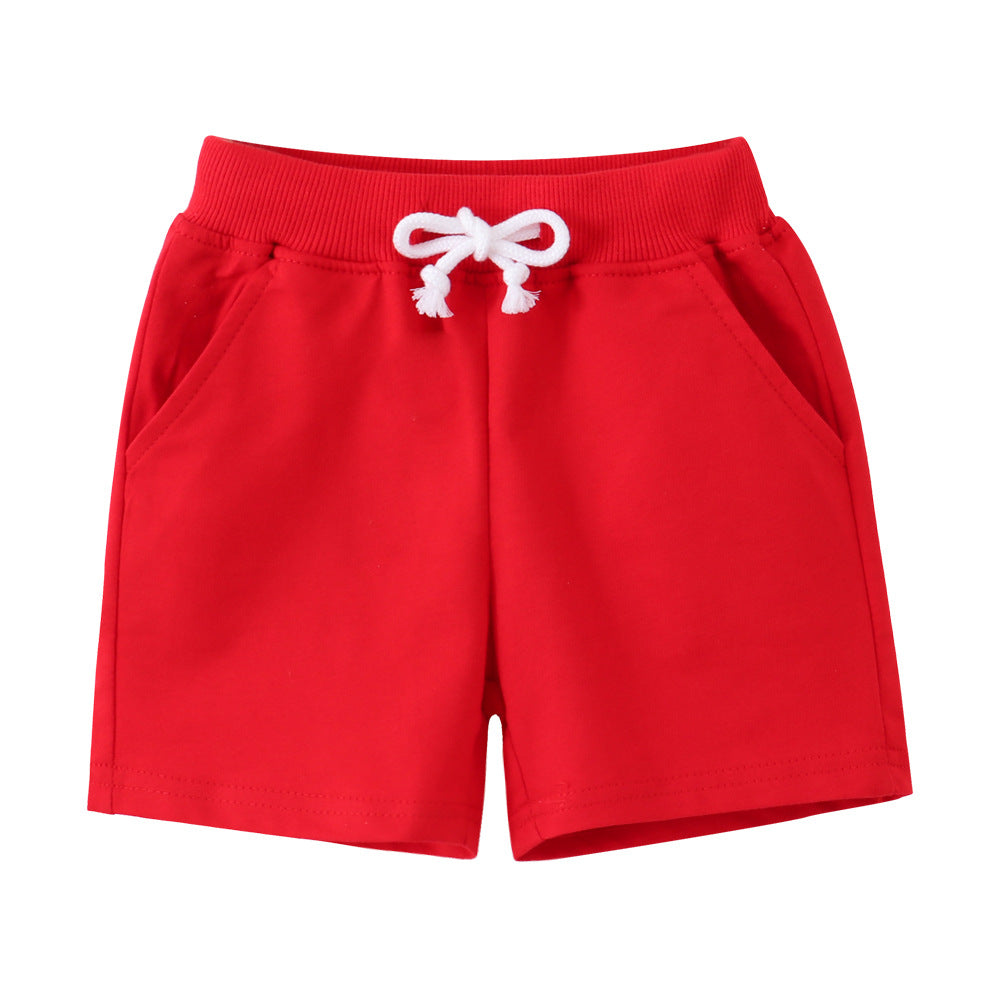 Baby Kid Boys Solid Color Shorts Wholesale 230407361