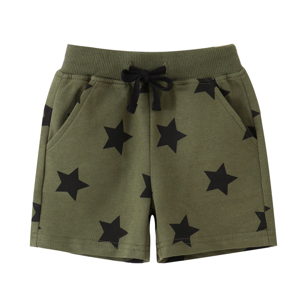 Baby Kid Boys Star Print Shorts Wholesale 230407365