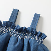 Load image into Gallery viewer, Baby Girls Solid Color Rompers Wholesale 23040738
