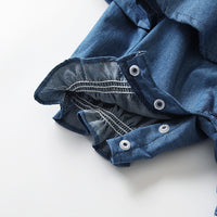 Load image into Gallery viewer, Baby Girls Solid Color Rompers Wholesale 23040738
