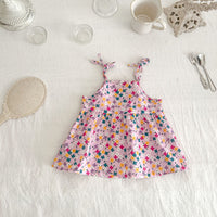 Load image into Gallery viewer, 2 Pieces Set Baby Girls Flower Print Tops And Shorts Wholesale 230407400
