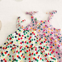 Load image into Gallery viewer, 2 Pieces Set Baby Girls Flower Print Tops And Shorts Wholesale 230407400
