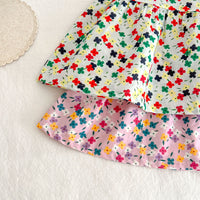 Load image into Gallery viewer, 2 Pieces Set Baby Girls Flower Print Tops And Shorts Wholesale 230407400
