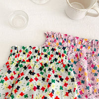 Load image into Gallery viewer, 2 Pieces Set Baby Girls Flower Print Tops And Shorts Wholesale 230407400
