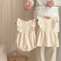 Load image into Gallery viewer, Baby Girls Solid Color Dresses Wholesale 230407408
