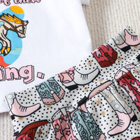 Load image into Gallery viewer, 2 Pieces Set Baby Girls Cartoon Print T-Shirts And Shorts Wholesale 230407418
