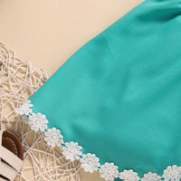 Load image into Gallery viewer, Kid Girls Solid Color Flower Rompers Wholesale 230407421
