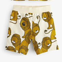 Load image into Gallery viewer, 2 Pieces Set Baby Kid Girls Animals Print T-Shirts And Shorts Wholesale 230407457
