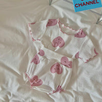 Load image into Gallery viewer, 2 Pieces Set Baby Unisex Solid Color T-Shirts And Shorts Wholesale 230407529
