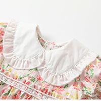 Load image into Gallery viewer, Baby Girls Flower Print Rompers Wholesale 23040753
