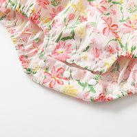 Load image into Gallery viewer, Baby Girls Flower Print Rompers Wholesale 23040753
