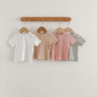 Load image into Gallery viewer, Baby Unisex Solid Color T-Shirts Wholesale 230407530
