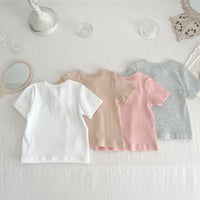 Load image into Gallery viewer, Baby Unisex Solid Color T-Shirts Wholesale 230407530
