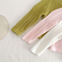 Load image into Gallery viewer, Baby Girls Solid Color Cardigan Knitwear Wholesale 230407561
